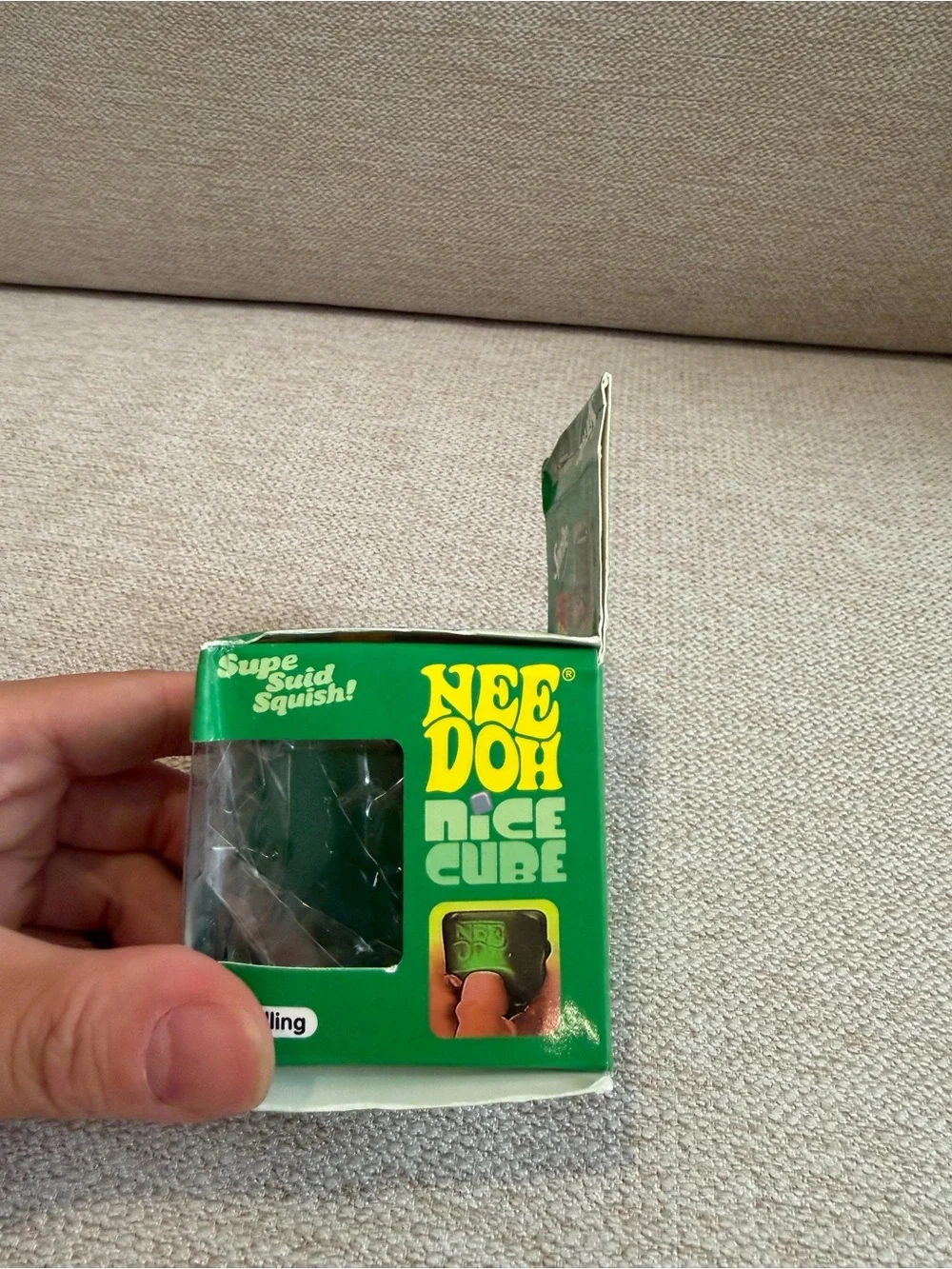 NeeDoh x Sprite Nice Cube Squishy Toy - Green
